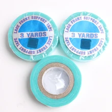 HARMONY 50 шт./Партия 1 см x 3 ярдов синий кружевной фронтальный поддержка двухсторонние супер клейкие рулоны ленты для парики из искусственной кожи