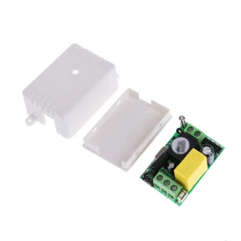 

1 Channel Receiver Wireless Relay RF Remote Control Switch Module 220V 433MHZ