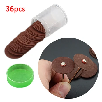 

36pcs Dremel Accessories 24mm Abrasive Disc Cutting Discs Reinforced Cut Off Grinding Wheels Rotary Blade Disc Tool