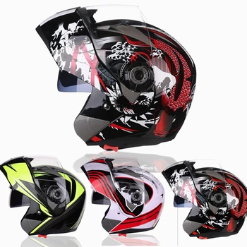 

Everyone Affordable Motorcycle helmet flip up helmet,modular helmet,racing helmet free shpping JIEKAI-105