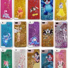 Чехол для iPhone X, 8, 7, 6, 6s plus, 5, 5S, SE, с милым рисунком русалки, Минни, Ститч, блестящая Звезда, PC чехол для телефона