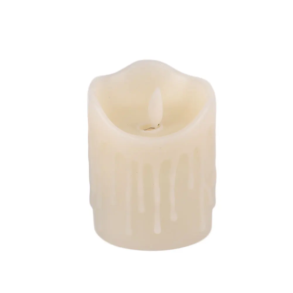 

Simulation Candle Lamp LED Electronic Flameless Flickering Candle Light Creative Beige