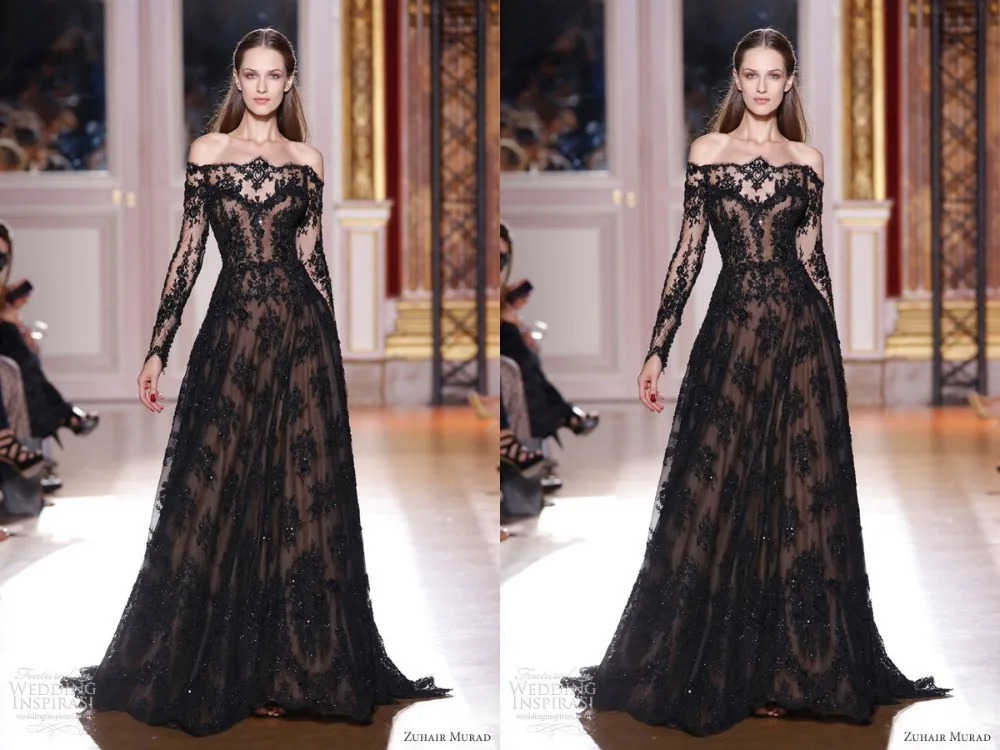 Vintage Long Black Dress