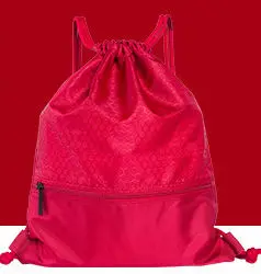 Leeshow маленький размер прочный водонепроницаемый мешок на шнурке, прочный нейлоновый пляжный рюкзак, 50 шт можно настроить с вашим логотипом