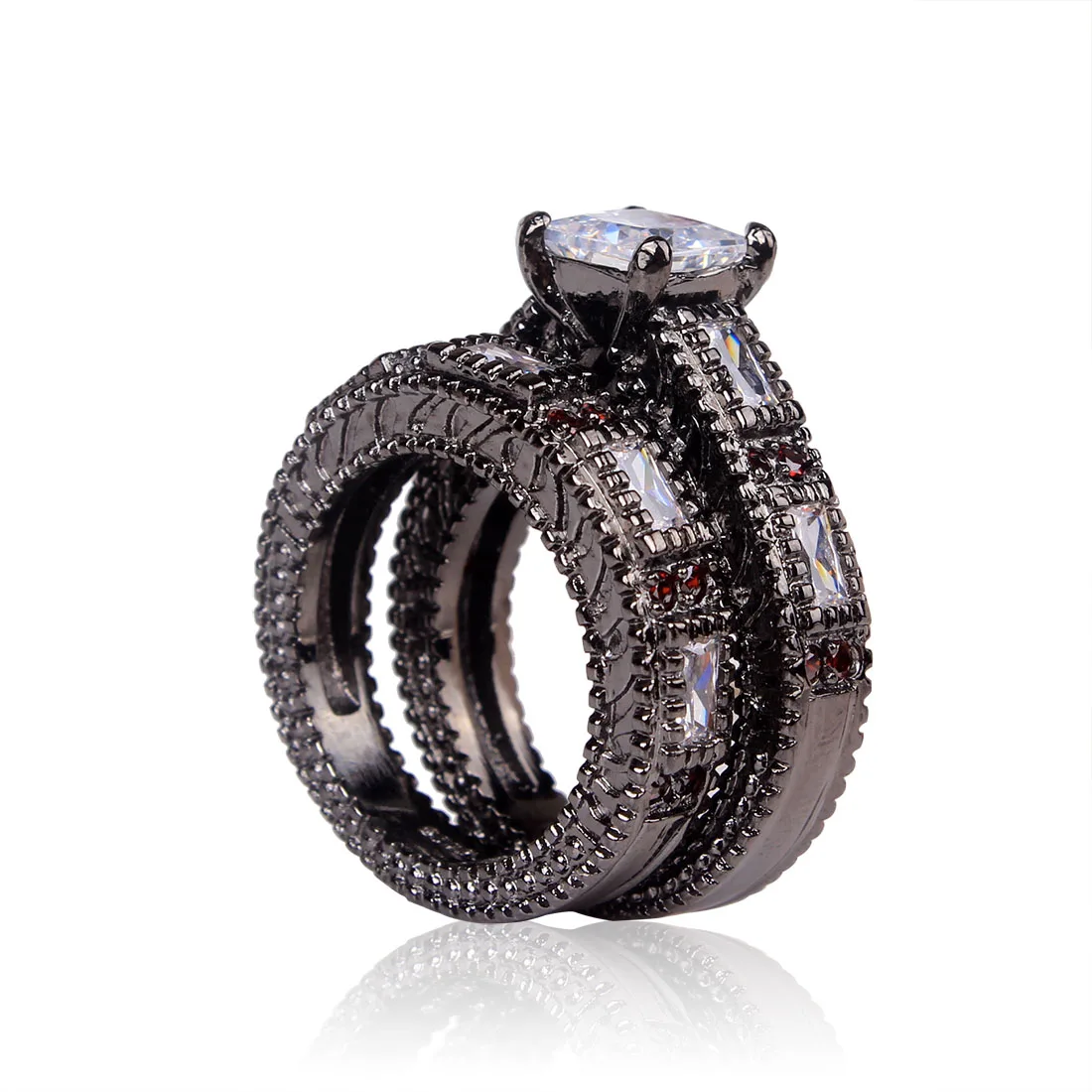 www.bagssaleusa.com : Buy cheap black ring 2016 women wedding rings jewelry wholesale vintage jewelry ...