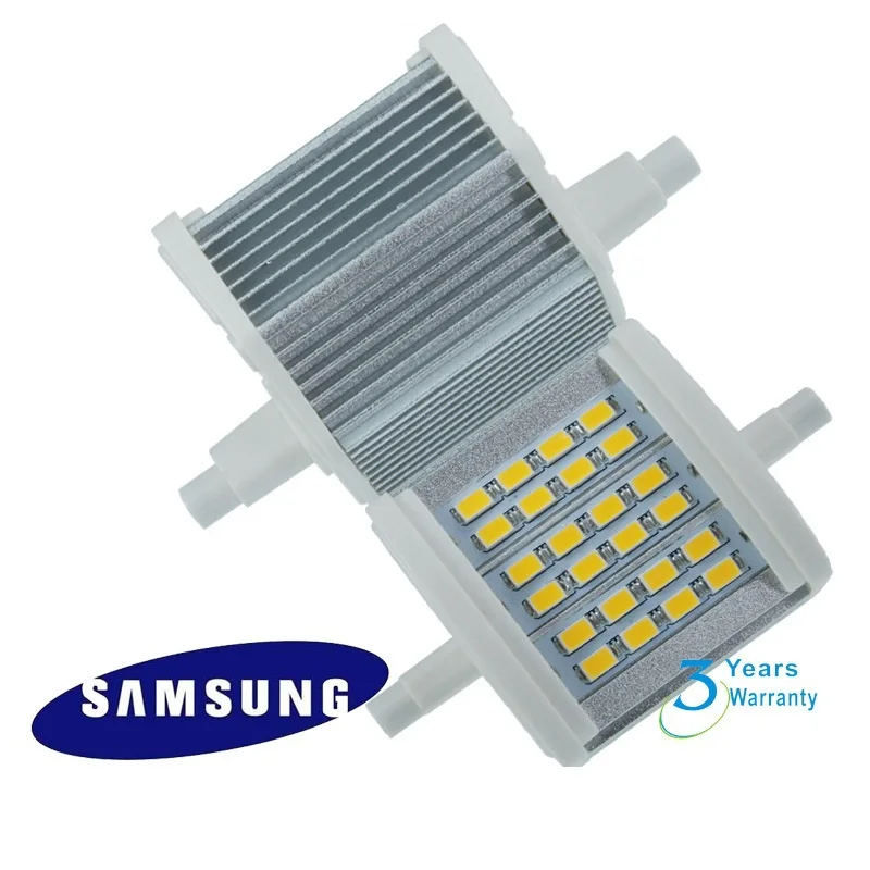 50 шт./лот 118 мм светодиодный R7S свет 15 Вт СИД 48 шт 5630SMD замены галогенной лампы 150w AC85