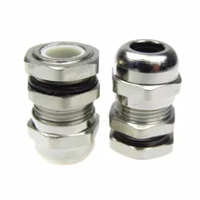 30 шт./лот высокое качество IP68 Водонепроницаемый металлическое уплотнение кабеля Разъем 4-6 мм алюминиевый кабель кабельный сальник для герметизации провода