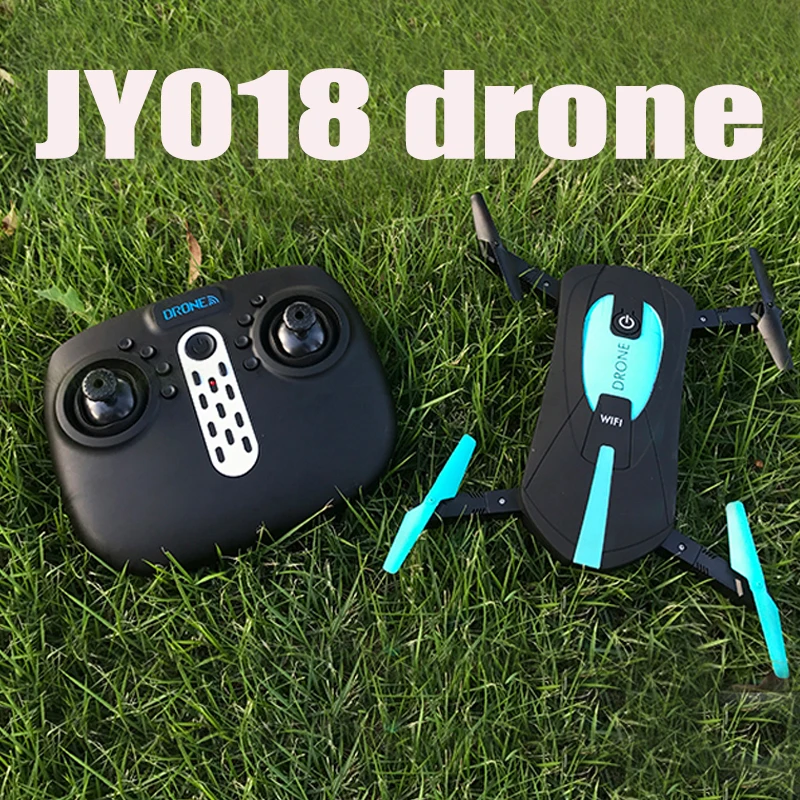 JY018 Foldable Mini Drone with Camera HD WIFI FPV Dron Helicopter Headless Mode Selfie RC Quadcopter Quadrocopter for beginners 