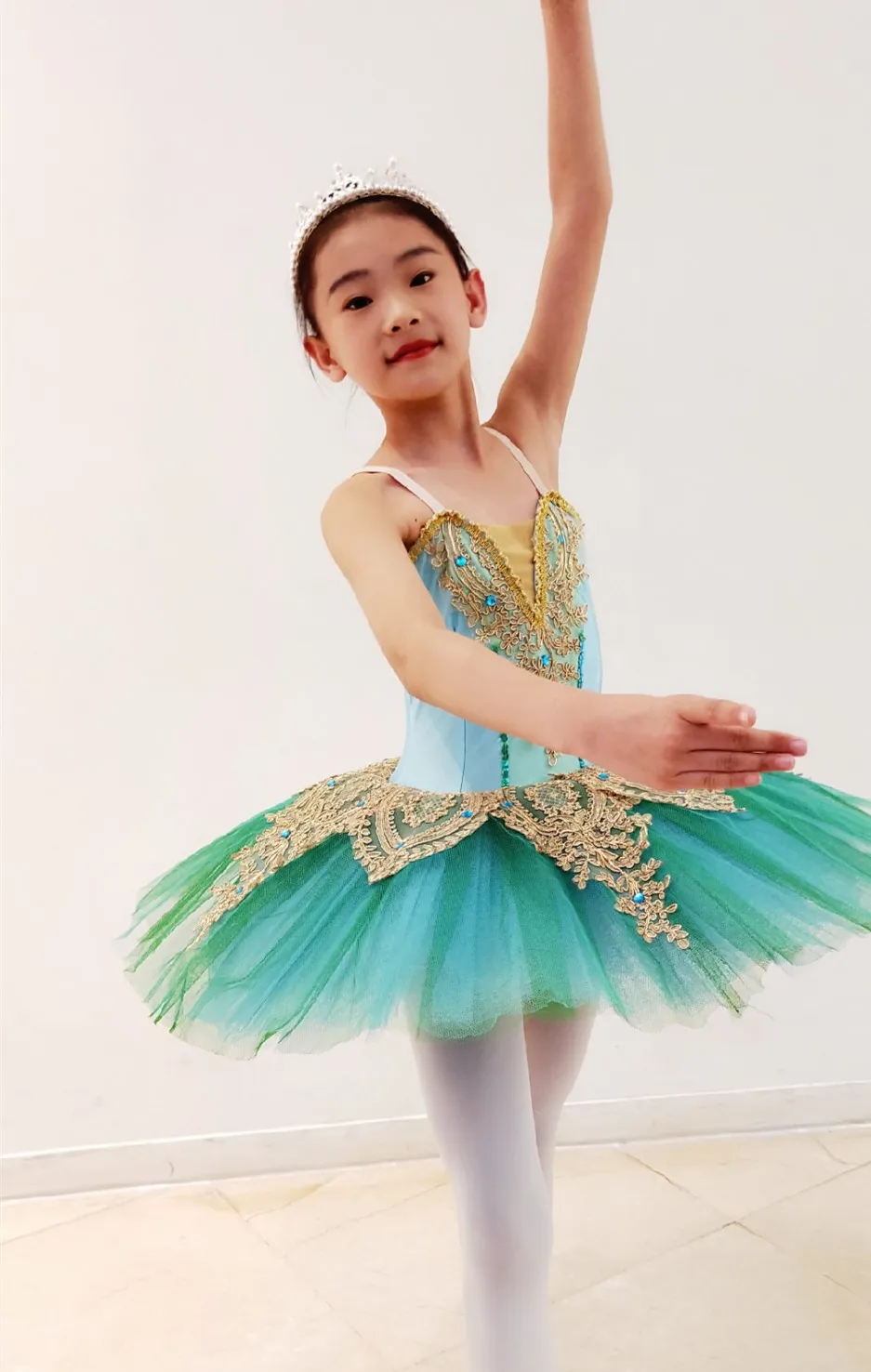 Novo profissional ballet tutus criança prato cisne
