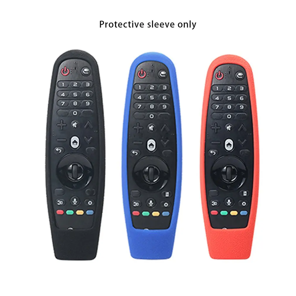 1 PC Remote Control Silicone Case Shockproof Remote Control Case Cover Magic Remote Protector(for AN-MR600 AN-MR650