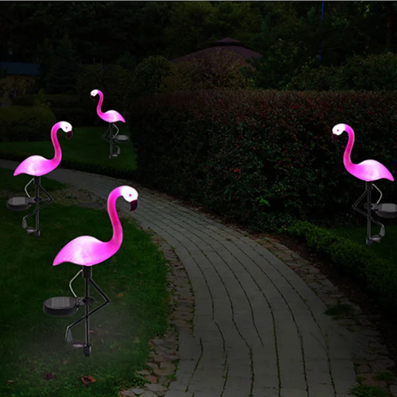 LED Solar Power Garden Light Flamingo Lawn Lamp 3V Outdoor Waterproof Lamp Solar Lighting For Garden Pelouse Decoration xiao mi LED Solar Power Garden Light Flamingo Lawn Lamp 3V Outdoor Waterproof Lamp Solar Lighting For Garden Pelouse Decoration xiao mi