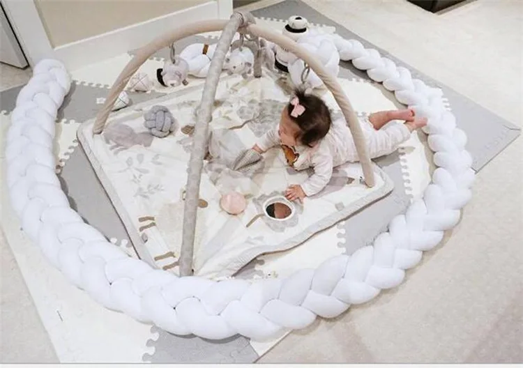 1 м ~ 3 м длина прекрасный нодический узел для новорожденных кроватки бампер завязанная оплетка подушка для детской кроватки защита для сна