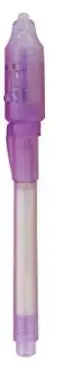 Невидимые чернила Исчезающие удивительные ручки Маркер Набор с УФ светильник - Цвет: Фиолетовый