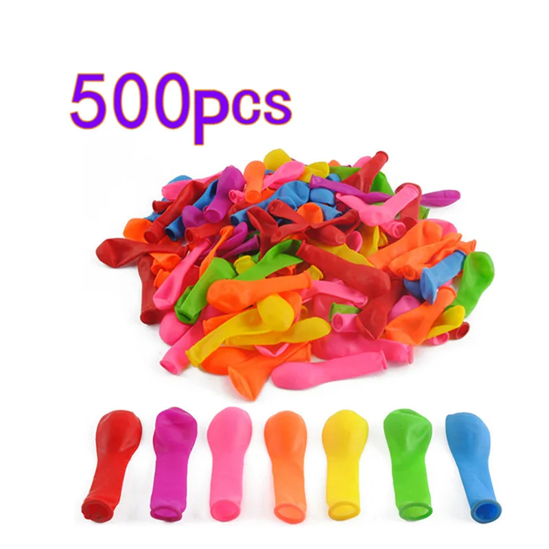 500 قطعة مضحك بالونات المياه اللعب ماجيك الصيف شاطئ حزب في الهواء الطلق ملء المياه بالون القنابل لعبة للأطفال الكبار الأطفال