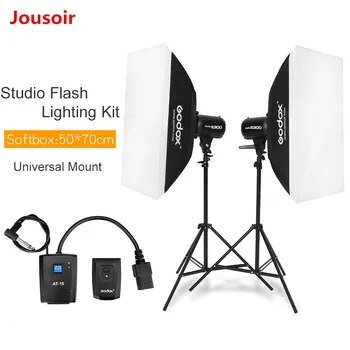 

600Ws Godox Strobe Studio Flash Light Kit 600W - Photographic Lighting - Strobes, Light Stands, Triggers, Soft Box CD50