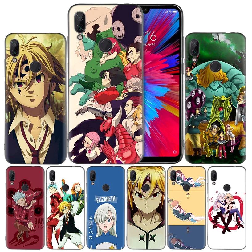 

Nanatsu no Taizai Silicone Case Cover for Xiaomi Mi 9 8 Play A1 A2 Redmi Note 7 6 6A 5 Plus S2 GO Lite Pro Pocophone F1