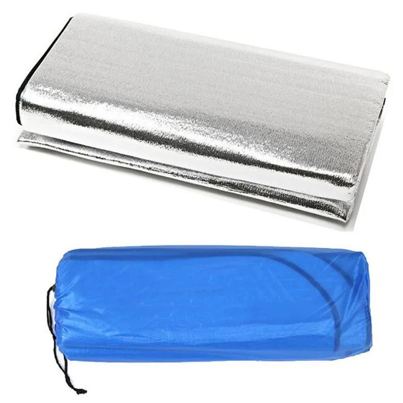 

Outdoor Waterproof Camping Inflatable Camping Mat Mattress Hiking Mat Folding Sleeping Waterproof Aluminum Baby Pad Foldable