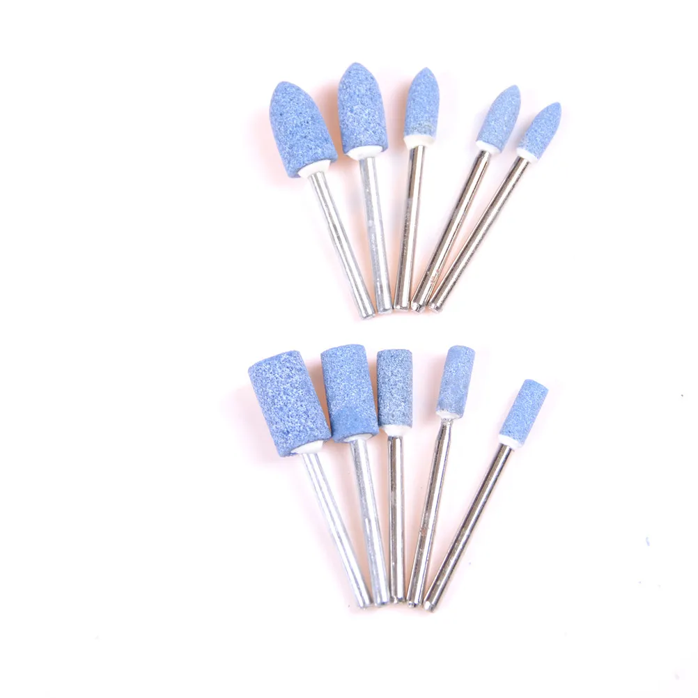 

10pc/lot Abrasive Mounted Stone Points Electric Grinding Accessories Polishing Head Wheel Tool For Dremel Rotary Power Tools
