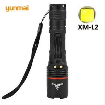 

Powerful Led Flashlight CREE Torch XM-L2 2000Lumen Led Diving Flashlight Rechargeable Battery Tactical Flashlight Lanterna fo