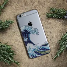 Волна канагава Мягкие TPU чехол для телефона чехол для iPhone 7 Plus 7 6 Plus X XS Max 6 6 S 5 5S SE samsung Galaxy S8 S9 плюс