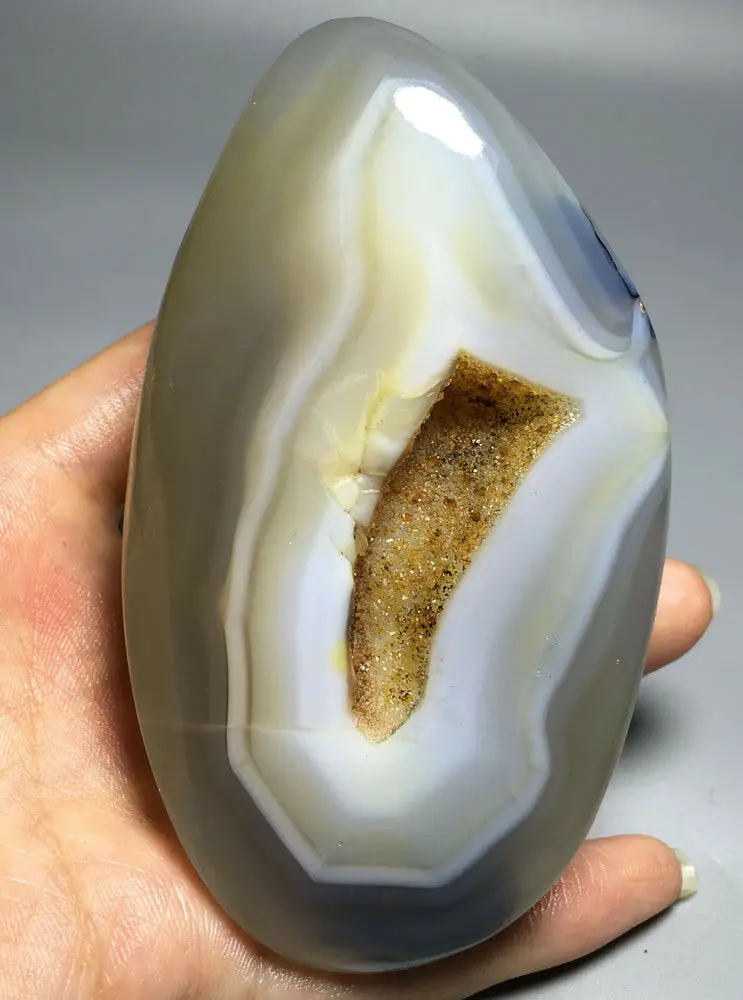 

287g Agate Geode! NATURAL CARNELIAN CRYSTAL QUARTZ Geode Agate wireless routers