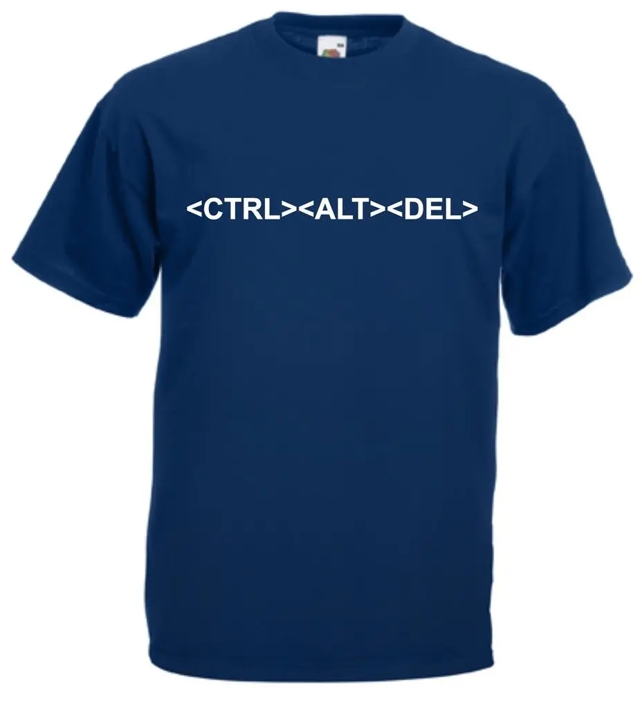 

CONTROL ALT DELETE GEEK COMPUTER T-SHIRT CTL ALT DEL New T Shirts Funny Tops Tee New Unisex Funny High Qualityfree shipping