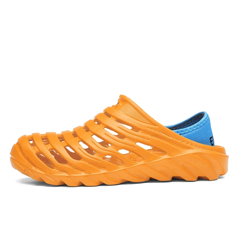 Light Men Sandal Summer Beach Water Shoes Male Soft Garden Clogs Breathable Footwear 2019 croc Zapatos Hombre Chaussures Homes
