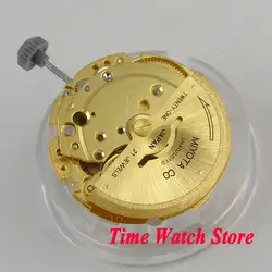 21 Jewels даты дисплея Золотой MIYOTA 8200 автоматический механизм подходит для автоматические часы m20