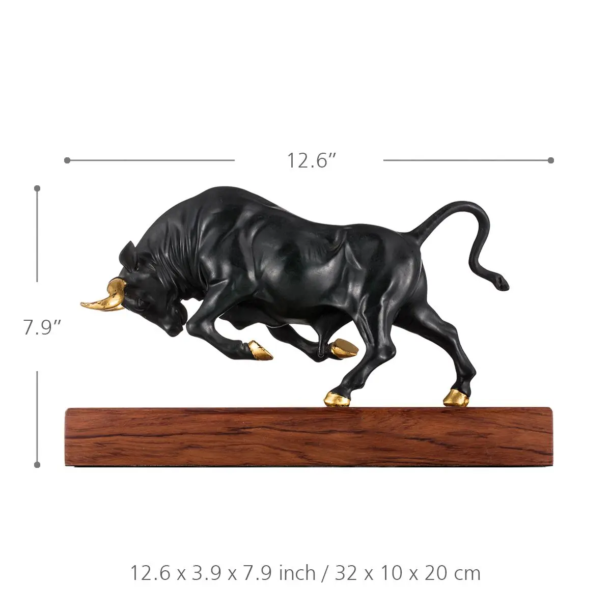 Tooarts скульптура энергичный бык бронзовая скульптура полная импульса сила скульптура животного бык настольная для домашнего украшения