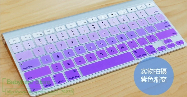 

For Apple Bluetooth Wireless keybord MC184CH A1314 IMAC G6 IMC Keyboard Protector US English Version Desktop PC Accessory