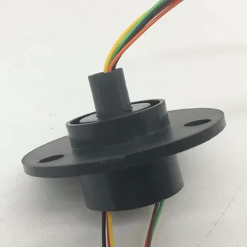 

Electronics miniature slip ring connector od 22mm 6 Wires 2A RPM300