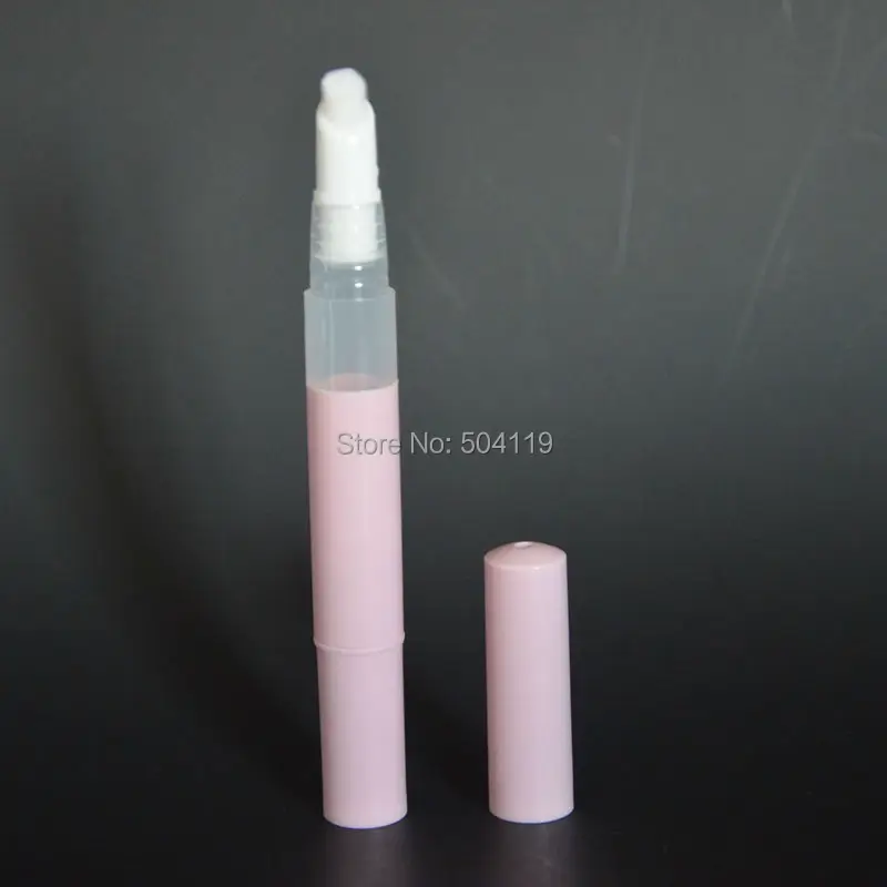 Розовый цвет пустая эссенция трубка Жидкая основа для макияжа лица губ многоразовая трубка 3 мл PP круговой губ роста ресниц жидкая бутылка