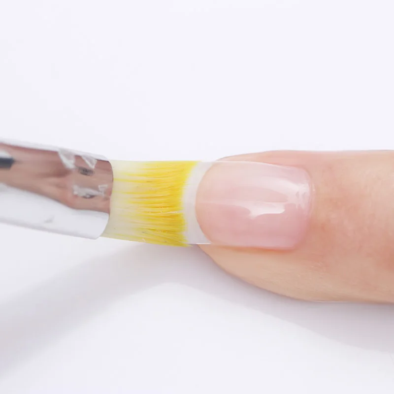 1 шт Французский наконечник для ногтей, кисть для рисования, ручка для рисования, зеленая ручка для рисования в форме полумесяца с колпачком, инструмент для маникюра и дизайна ногтей