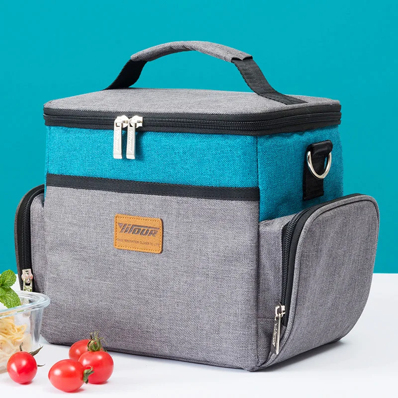 Новая модная вместительная сумка для обеда, термоизолированная сумка для еды, Ланч-бокс для женщин и детей, Повседневная сумка для пикника, хорошее качество