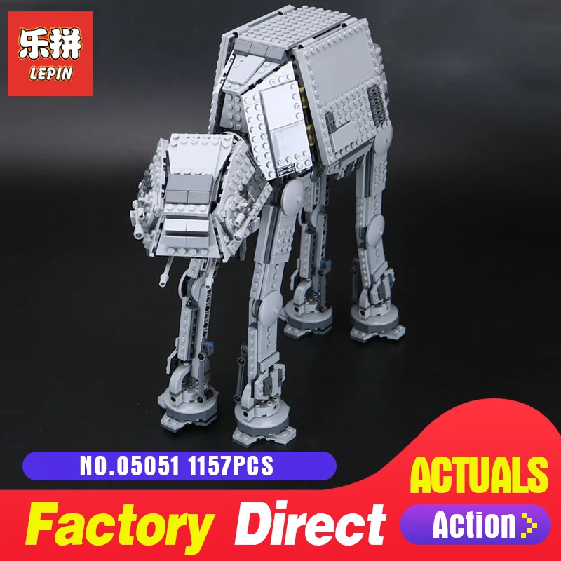 

Lepin 05051 Star Force Awaken The AT Transpotation Armored Robot AT Building Blocks Bricks Educational Toy 75054 Wars LegoINGlys