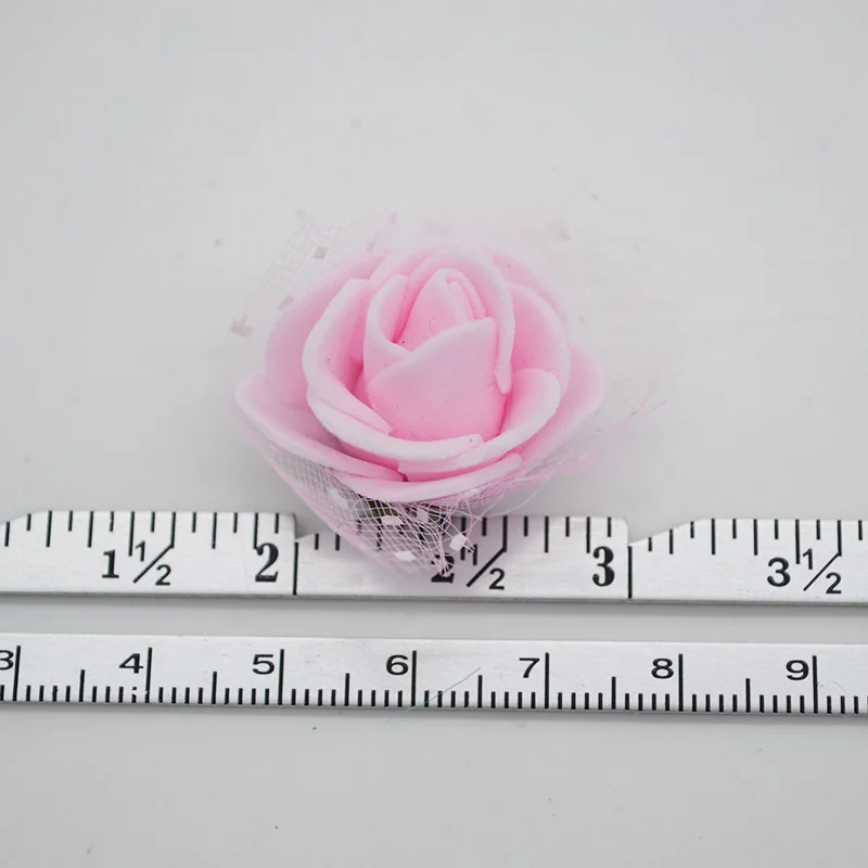 100 шт 2 см мини ПЭ пена цветок поддельные искусственные розы для DIY ручной работы