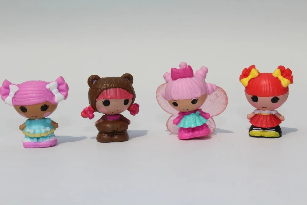 50 шт./лот Мультяшные фигурки Lalaloopsy милые куклы для девочек мини игрушки с