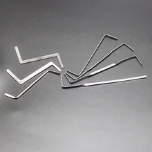 7 шт. слесарные инструменты из нержавеющей стали высокого качества, набор замков для практики использования