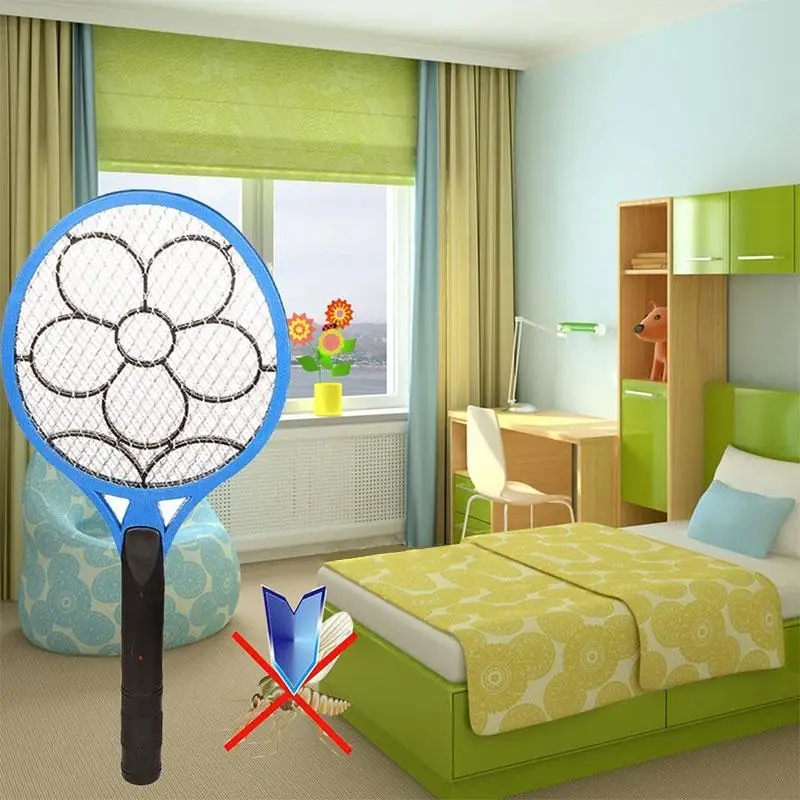Портативный Перезаряжаемый Электрическая мухобойка Zapper Swat Killer Mosquito грызунов Отпугиватель мух комаров