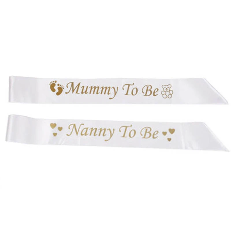 

Baby Shower Sash Mom To Be Satin Ribbon Shoulder Strap Party Favors Nanny To Be Belt New Mommy Party Decorations