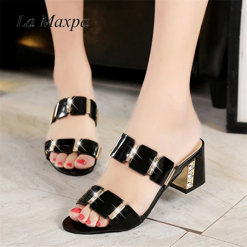 Купить Шлепки Женские На Каблуке