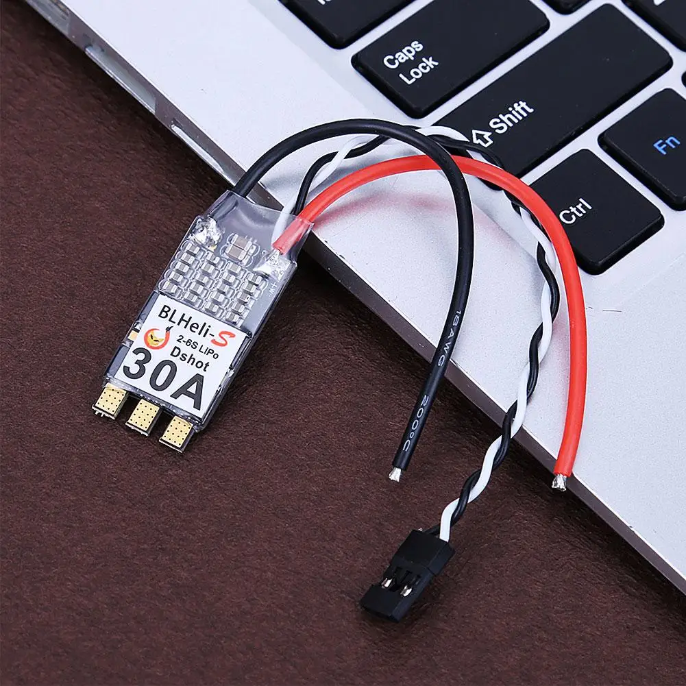 

BLHeli-S 30A ESC 2-6S Supports Mulitshot DSHOT Oneshot42 Oneshot125 Multicopter