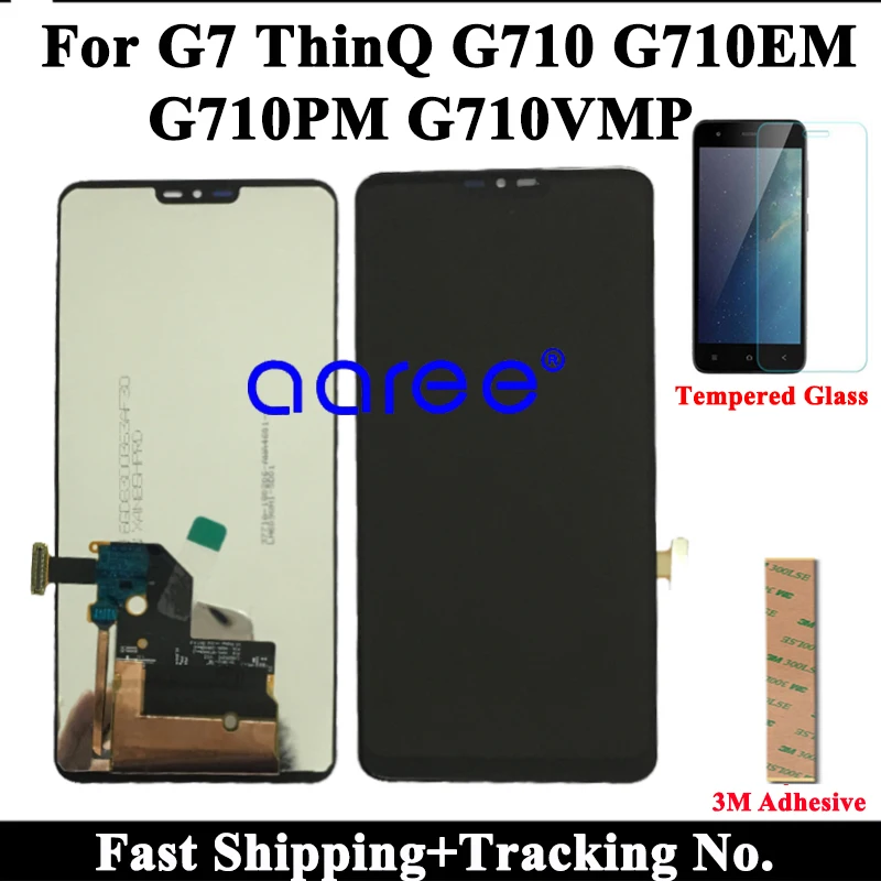 

Tested LCD Display For LG G7 LCD G7 ThinQ G710 LCD Display For LG G7 G710 G710EM Display LCD Screen Touch Digitizer Assembly