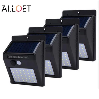 

1/2/3/4Pcs Solar Light 20/30 LEDs PIR Motion Sensor Solar Waterproof Garden Light Outdoor Energy Saving Street Yard Path