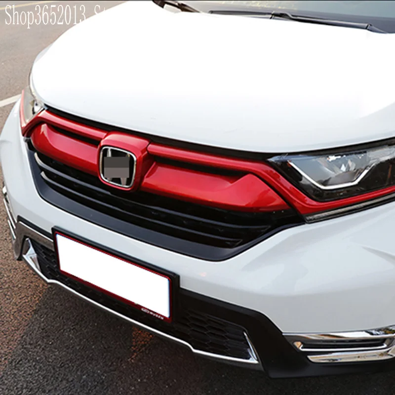 3 шт. для Honda CRV CR-V- ABS Хром Передняя решетка верхняя часть накладка и фары брови отделка полосы