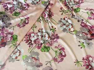 100*150 см, мягкий материал для свадебного платья, креп-сатин, ткань Charmeuse, цвет морской волны, розовый, бордовый - Цвет: pink