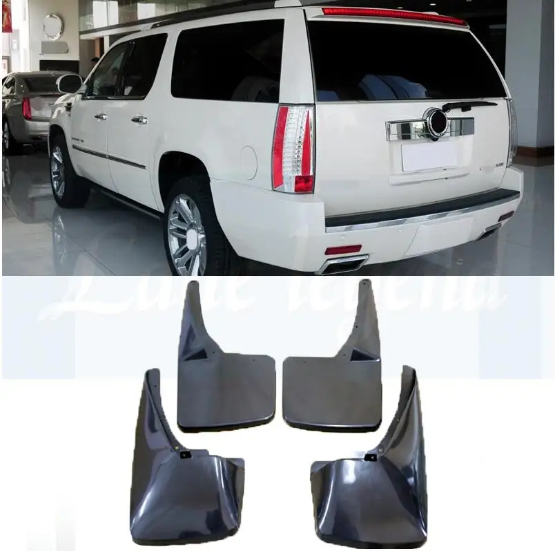 

Car Mud Flaps For Cadillac Escalade 2007-2014 GMT900 Mudflaps Splash Guards Mud Flap Mudguards Fender 2008 2009 2010 2011 2012