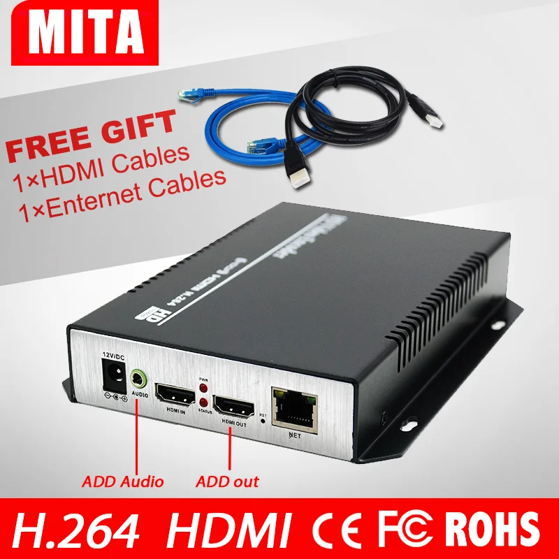 HD MPEG-4 AVC H.264 HDMI IPTV потокового encoder независимых для IP поток на YouTube wowza Facebook ustream