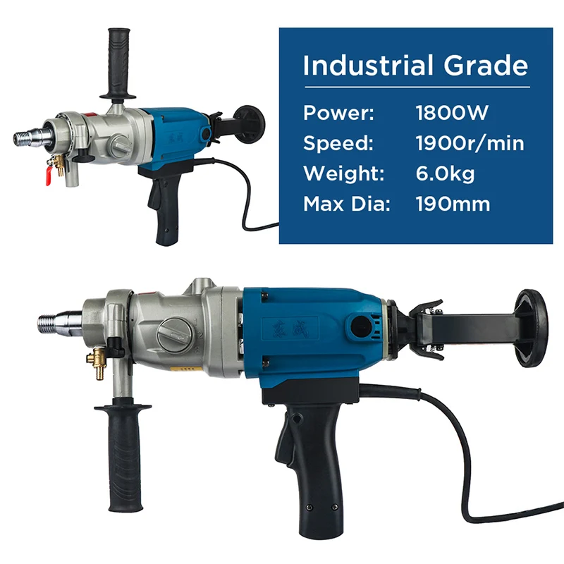 1800W Electric Drill 190mm Diamond Drill With