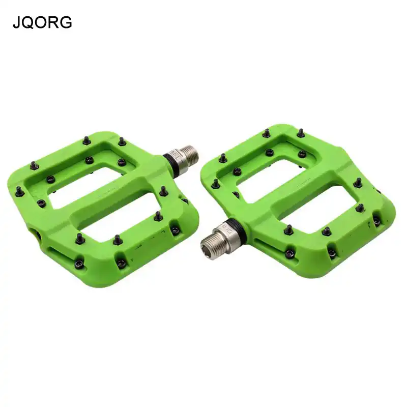 green mountain bike pedals